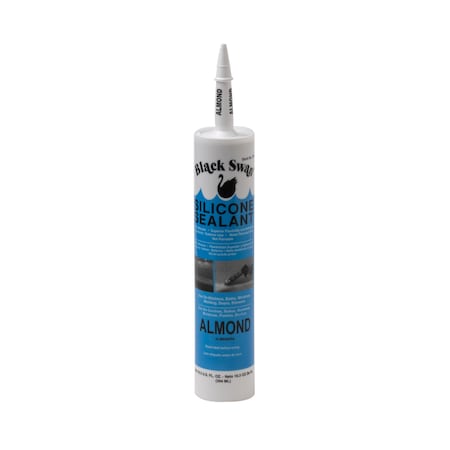 Black Swan Silicone Sealant - Almond 10.3 oz. cart. 01107